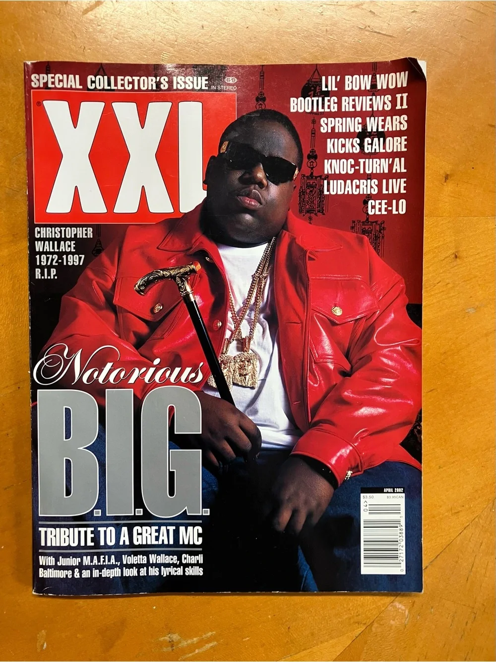 VTG XXL Magazine April 2002 Notorious BIG Biggie Smalls Tribute Issue Rare